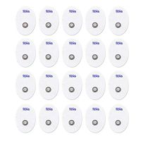 TENS Electrodes, Premium Quality Small Replacement Pads for TENS Units, 10 Pairs of Snap TENS Unit Electrodes (20 TENS Unit Pads), 1.57 inch (4cm) x 1.18 inch (3cm), Discount TENS Brand