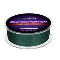 KastKing Superpower Braided Fishing Line,Moss Green,65 LB,(8 Strands),1097 Yds