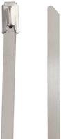 uxcell 1000mm Long 4.6mm Wide Stainless Steel Sprayed Cable Tie (20 Piece)