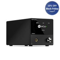 SMSL M500 Headphone Amplifier Hi-Res Audio MQA Decoder XMOS XU-216 ES9038PRO 32bit/768Khz DSD512 (Black)
