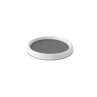 Copco 2555-0191 Non-Skid Pantry Cabinet Lazy Susan Turntable, 9-Inch, White/Gray