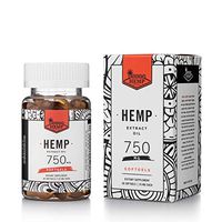Vegas Hemp CO. 750 mg Hemp Gel Caps - Calming, Relief, Anti Inflammatory - Feel Better ORGANICALLY (750 mg)