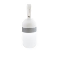 LunaX Portable Bluetooth Speaker with LED Light - White