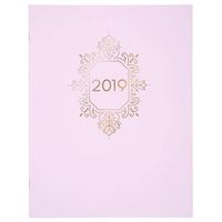 Cambridge 2019 Monthly Planner, 8-1/2" x 11", Large, Ballet, Purple (5127P-091)