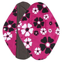 Mama Sanitary Towel Pad, Tuscom Reusable Bamboo Cloth Washable Menstrual Pad (L: 31×7.5CM, Hot Pink)