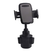 Cup Phone Holder for Car Universal Adjustable Gooseneck Portable Cup Holder Car Mount for iPhone Xs, Samsung Galaxy S10 S10E S9 S8 S7 Edge S6 Note 5, Xperia, iPod, Smartphone (2019, Black)