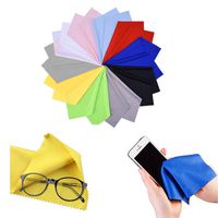5 pc Microfiber Optical Cleaning Cloth Eyeglass Lens Lcd Camera Car Computer New