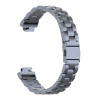TYewa98556 Replacement Metal Strap Watch Band for Fitbit Inspire/Inspire HR Smart Bracelet - Grey