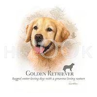 Hi-Look Microfiber Cleaning Cloth, dog design - Golden Retriever