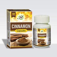 Cinnamon Herbal Capsules Bottle of 60 Capsules