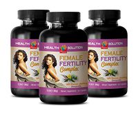 Fertility Supplements for Women Over 35 - Female Fertility Complex - chasteberry Capsules - 3 Bottles 180 Capsules