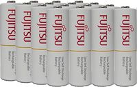 16 Fujitsu AA rechargeable NiMH batteries 1.2V 1900mAh Ready-to-use Made in Japan