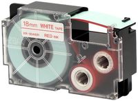 Casio Europe XR-18WER1 Ink Ribbon 18 mm Red on White