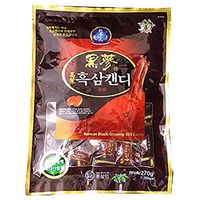 Korean Black Ginseng Candy, Korean Red Ginseng Extract Candy Snack, Size : 270g (Gram)