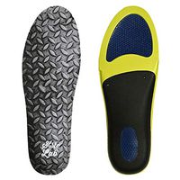 Mens Insole for Work Boots. Extra Cushion Insole with Flexible Support. Adaptive Arch and Gel Insert (Diamond Plate, US 6.5-8 / EU 39-41)