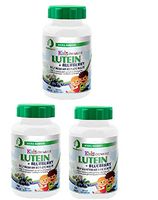 3 Bottles Nature Spec Kids Chewable Lutein Premium Blueberry Flavor Taurine Vitamin Zinc Eyebright Extract Lycium Extract Kid's Eye Health (3)