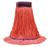 O'Cedar Commercial 97233 Healthi-Pro Anti-Microbial Mop, Large, Orange (Pack of 6)