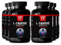 Taurine Bulk Supplements - L-Taurine 500MG - Energy Pills 6 Bottles 600 Capsules