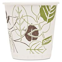 Dixie 45WSPK Cold Cups, Double Polycoated, 3oz, 50/PK, Pathways/White
