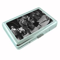 American Girl in Italy Classic Metal Silver Cigarette Case Holder Wallet RFID-blocking