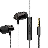 Zippem Fashion 3.5mm Plug in-Ear Noise Reduction Wired Earphones Headphones