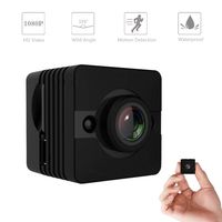 Eesteros Nanny Cam, Waterproof 1080P HD Mini Camera Hidden Spy Camera 155° Wild Angle with Motion Detection Mode Support 32GB Micro SD Card (Not Include)