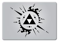 The Legend of Zelda Triforce Logo V1 Apple Macbook Air Pro Retina Laptop decal sticker