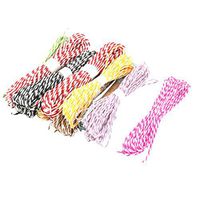 uxcell Paper Festival Gift Box Packing Cord String Rope 11 Yards 12pcs Assorted Color