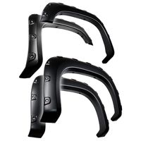 Tyger Auto Black 6.5' & 8' TG-FF8G4158 for 2007-2013 GMC Sierra 1500 (NOT for Short Bed) | Paintable Smooth Matte Pocket Bolt-Riveted Style Fender Flare Set, 4 Piece