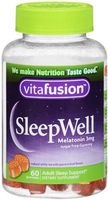 Vitafusion Sleep Well Gummy Sleep Support, 3 mg of melatonin, 60 Count (Pack of 4) Vitafusion-jv