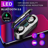 YIFAFA Wireless Earbuds Bluetooth 5.0 Headphones with Touch Control Stereo in-Ear Headphones with Mic Waterproof Headset for Sports Running