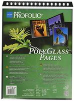 ProFolio by Itoya, Art ProFolio PolyGlass, 10-Pack Multi-Ring Binder Refill Pages - Landscape, 11 x 8.5 Inches