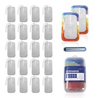 vuUUuv TENS Unit Pads Latex-Free Replacement Pads for Electrotherapy (2in×4in 20 Pcs)