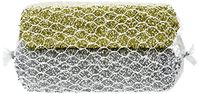 EZ Brite Deluxe Non-Scratch Multi-Surface Scrubber Set, Silver/Gold, 2-Pack