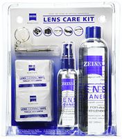 Zeiss Lens Care Kit - 8oz Lens Cleaner Refill, 2oz Refillable Lens Cleaner Spray, 2 Microfiber Cloth, 10 Individually Wrapped Cleaning Wipes, Keychain Screwdriver, 4 Screws