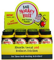 Anti Monkey Butt Powder Travel Size, 1.5 Ounce Each (Value Pack of 12)