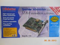 33.6 Faxmodem for Windows