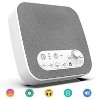 BESTHING White Noise Machine for Sleeping, Sleep Sound Machine with Non-Looping Soothing Sounds, USB Output Charger, Adjustable Volume, Headphone Jack and Auto-Off Timer, Portable Sound Therapy