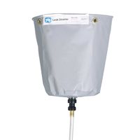 Pipe Leak Diverter by New Pig | Catch Pipe Leaks and Condensation |  Stop Roof Leak Damage | Mildew-Resistant and Reusable | 12" Dia x 12" H TLS200-GY