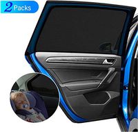Stardom Car Side Window Sun Shade,SUV Large Baby (2 Pcs) Premium Breathable Mesh Sun Shield Protect Perfect Fit Rectangular Window. Your Babies and Kids from UV | Easy Fit | Fits Most SUV