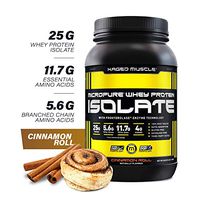 Kaged Muscle, Micropure Whey Protein Isolate, Cinnamon Roll, 3lbs