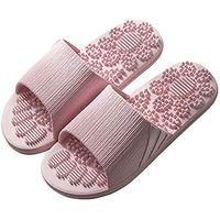 YCKZZR Foot Massager Slippers Acupressure Massage Slippers Shoes Sandals Mat Home Non-Slip Shoes for Men Women,Pink,36/37