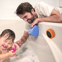 Mpow Buckler Portable Wireless Bluetooth Shower Speaker Waterproof with Mic, Hands-free Calling Function for Shower, Outdoor Activities