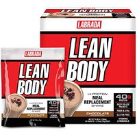Labrada Nutrition Lean Body Hi-Protein Meal Replacement Shake, Chocolate, 2.78 Ounce (Pack of 20) Packets