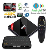 Apes H96 Pro+ Voice Control 32GB/3GB Android 7.1 Octa Core 1080p 4K 3D Amlogic S912 Dual WiFi 5G Bluetooth 4.1 TV Box + Touchpad Wireless Keyboard Remote