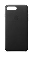 Apple Leather Case (for iPhone 8 Plus / iPhone 7 Plus) - Black