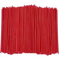 Comfy Package Red 5 Inch Plastic Sip Stirrers - 1000 Pack