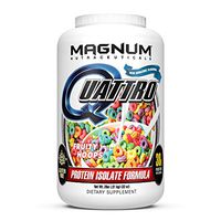 Magnum Nutraceuticals Quattro Fruity Hoops Protein Powder for Men & Women (2 lbs.)