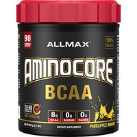 AMINOCORE BCAA – 8G BCAAs – 100% Pure Branch Chained Amino Acids – Gluten Free - Pineapple Mango - 945 Gram