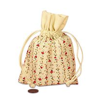 Rose Country Cotton Bags | Quantity: 12 | Width: 4 3/4"